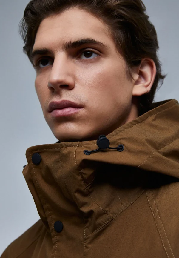 scalperscompany Parka Premium Ligera Bolsillo-Hombre Abrigos Y Chaquetas