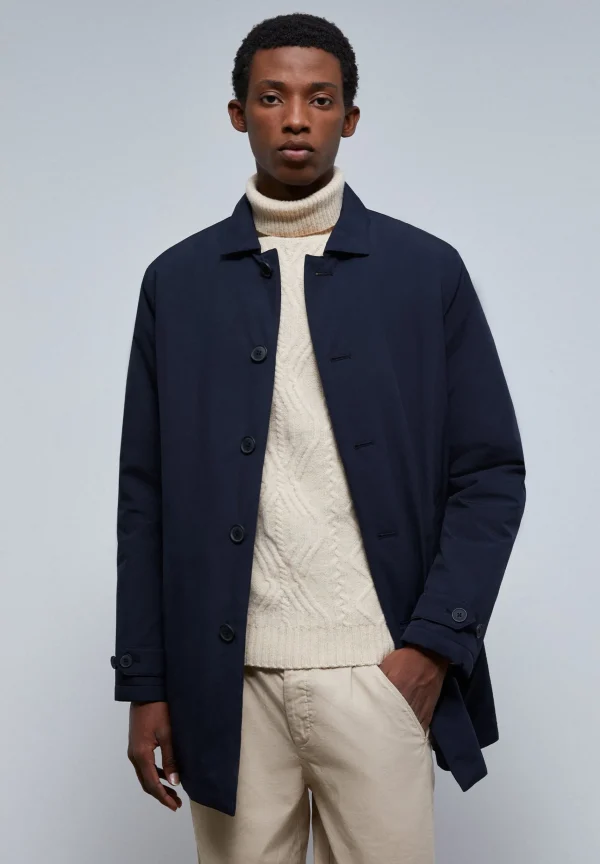 scalperscompany Parka Tipo Trench-Hombre Abrigos Y Chaquetas