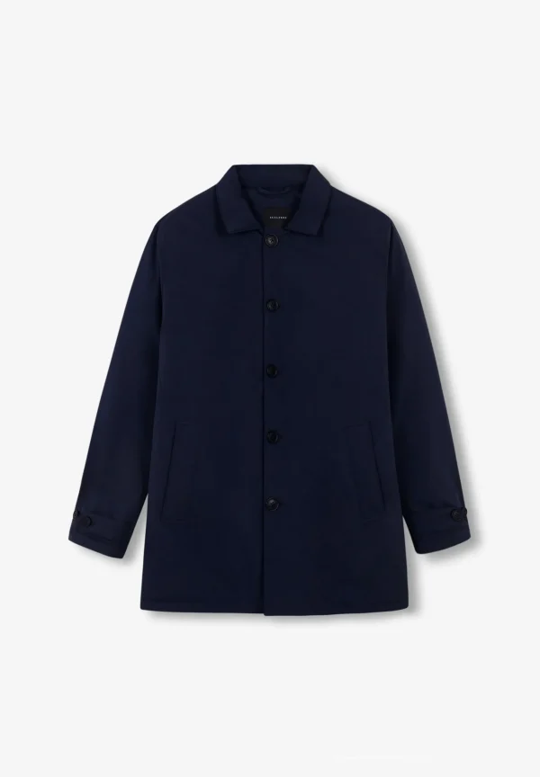 scalperscompany Parka Tipo Trench-Hombre Abrigos Y Chaquetas