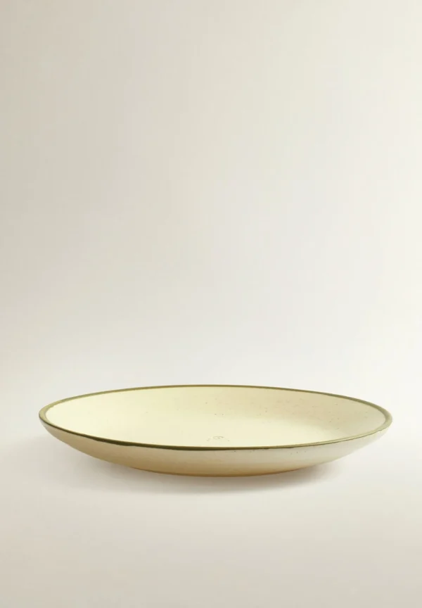 scalperscompany Plato Llano Detalle Contraste Filo-Home Vajilla