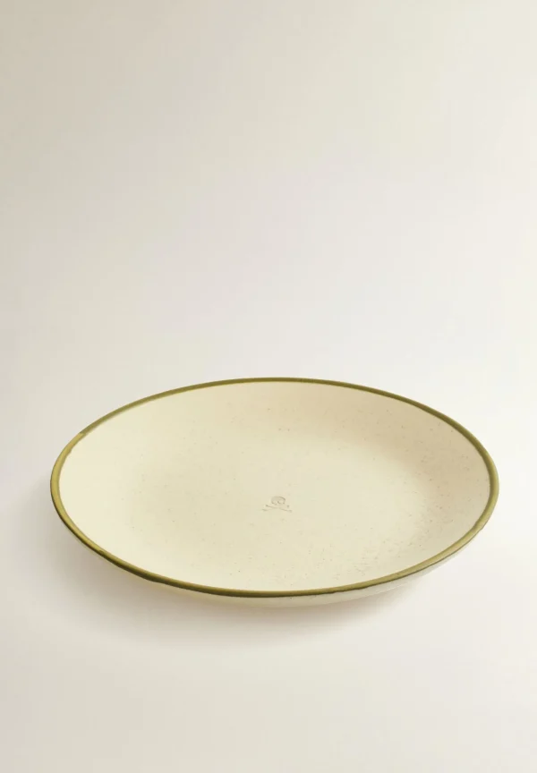 scalperscompany Plato Llano Detalle Contraste Filo-Home Vajilla