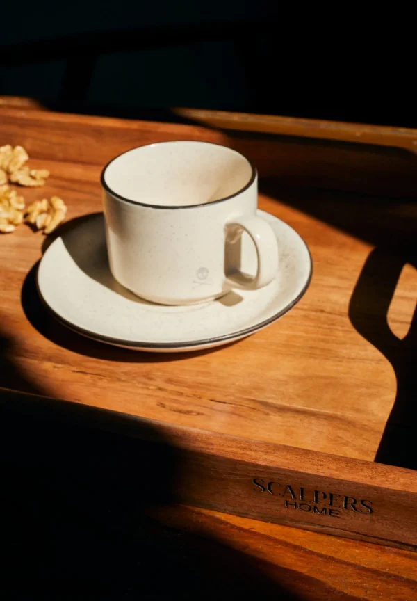 scalperscompany Plato Taza Cafe Ceramica Filo-Home Vajilla