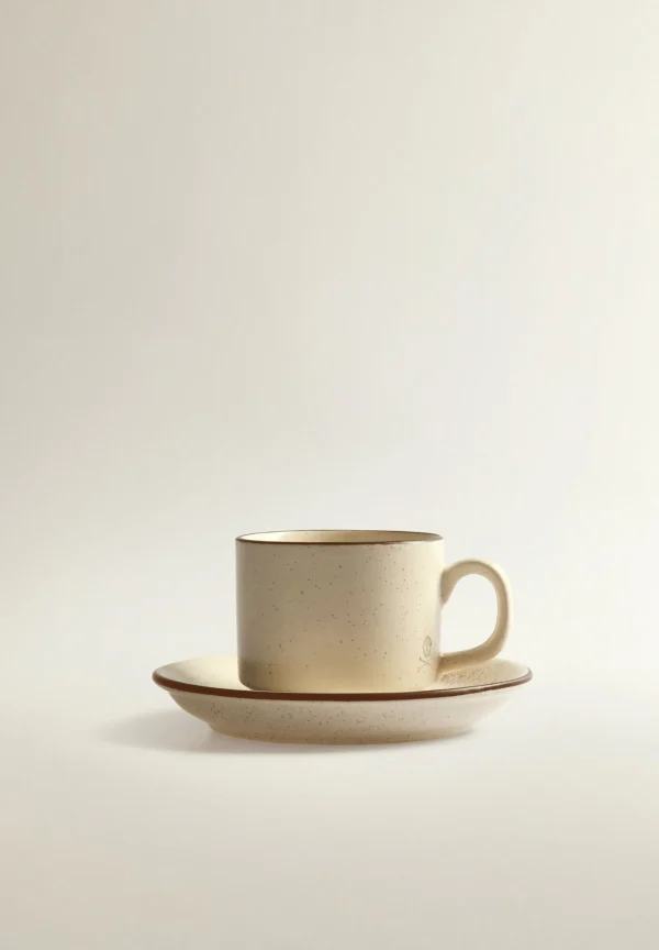 scalperscompany Plato Taza Cafe Ceramica Filo-Home Vajilla