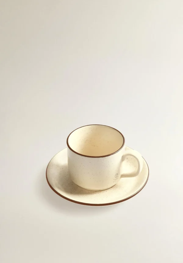 scalperscompany Plato Taza Cafe Ceramica Filo-Home Vajilla
