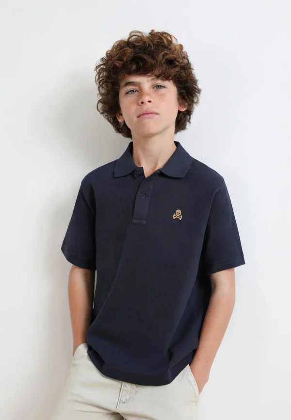scalperscompany Polo Basico Calavera-Niños Mini Me