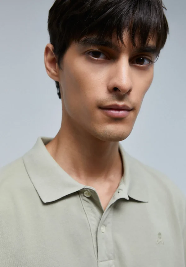 scalperscompany Polo Basico Calavera-Hombre Polos
