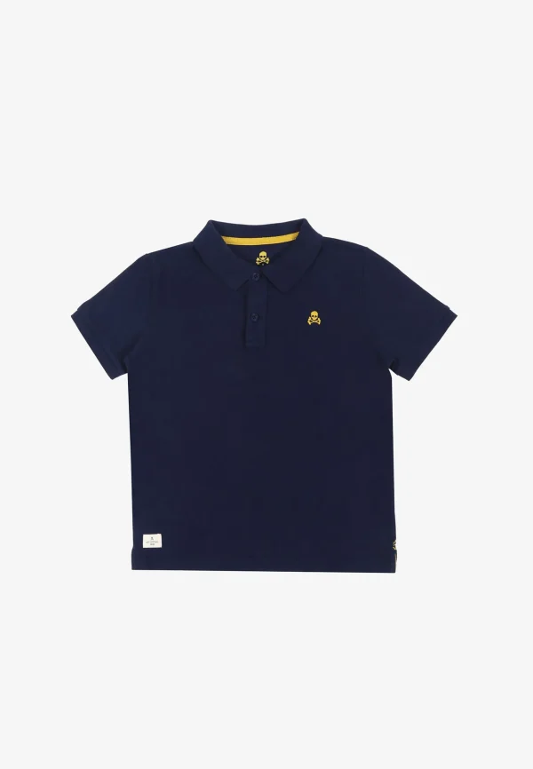scalperscompany Polo Basico Calavera-Niños Mini Me