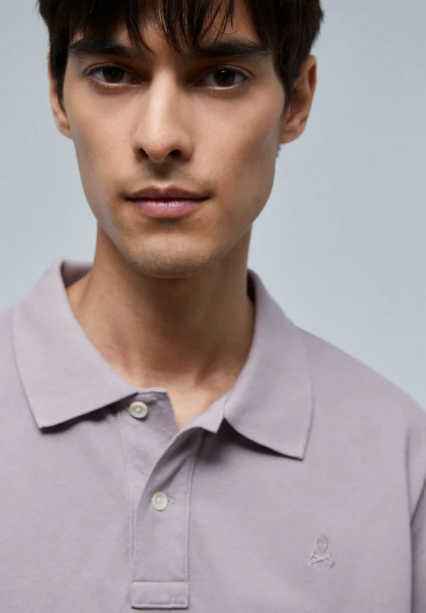 scalperscompany Polo Basico Calavera-Hombre Polos