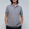 scalperscompany Polo Basico Calavera Contraste-Hombre Polos
