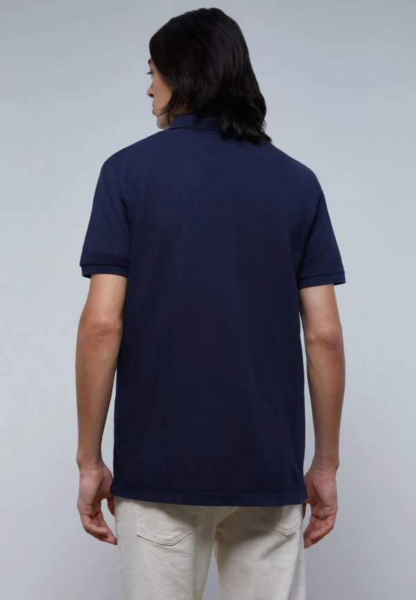 scalperscompany Polo Basico Calavera Contraste-Hombre Polos