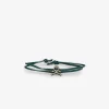 scalperscompany Pulsera Calavera Cordon Piel-Hombre Pulseras