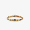 scalperscompany Pulsera Piedras Detalle Metalico-Hombre Pulseras