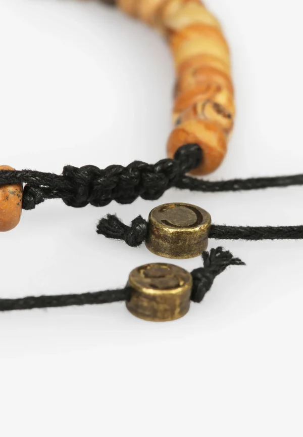 scalperscompany Pulsera Piedras Redondas-Hombre Pulseras