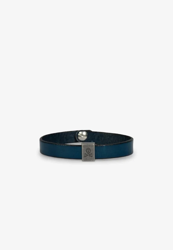 scalperscompany Pulsera Piel Cierre-Hombre Pulseras