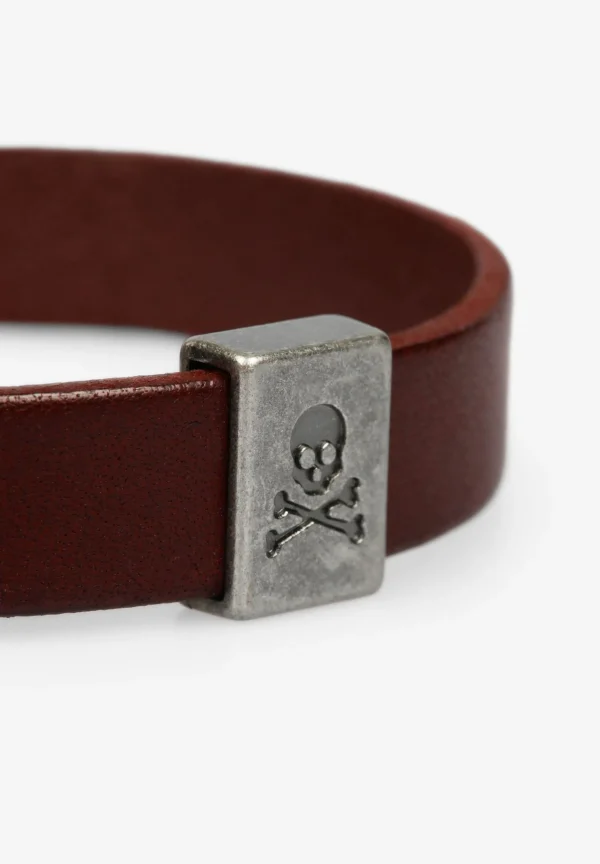 scalperscompany Pulsera Piel Cierre-Hombre Pulseras