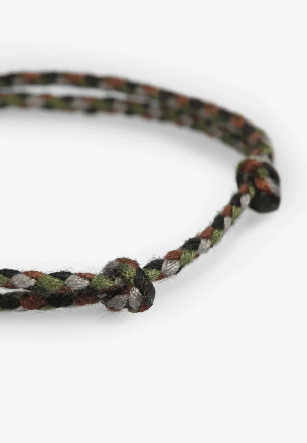 scalperscompany Pulsera Trenzada Multicolor Calavera-Hombre Pulseras