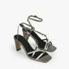 scalperscompany Sandalias Tacon Metalizadas-Mujer Coleccion