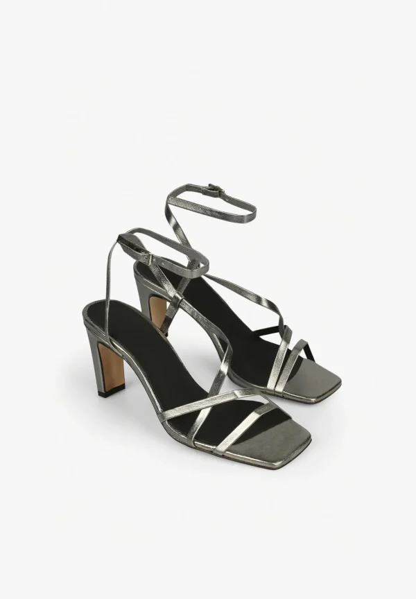scalperscompany Sandalias Tacon Metalizadas-Mujer La Gran Fiesta