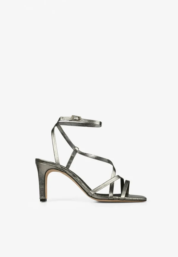 scalperscompany Sandalias Tacon Metalizadas-Mujer Coleccion