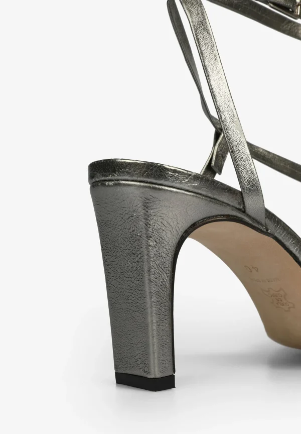 scalperscompany Sandalias Tacon Metalizadas-Mujer Coleccion