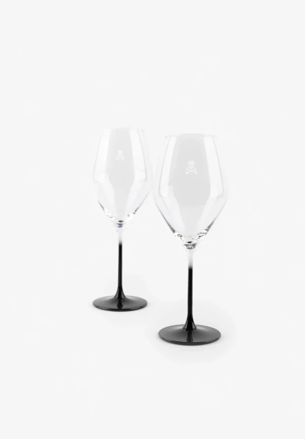 scalperscompany Set Copas Vino Calavera-Home Cristaleria