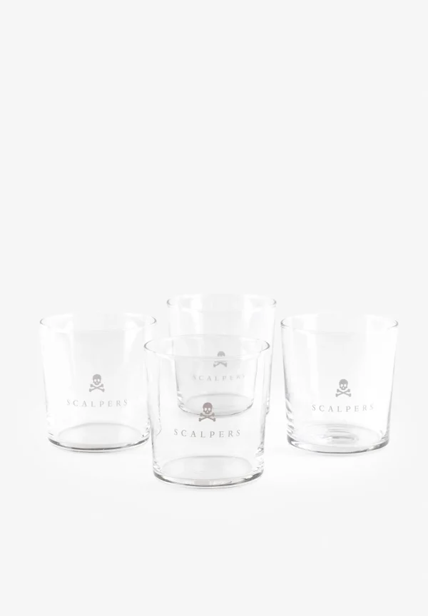 scalperscompany Set Vasos Calavera-Home Cristaleria