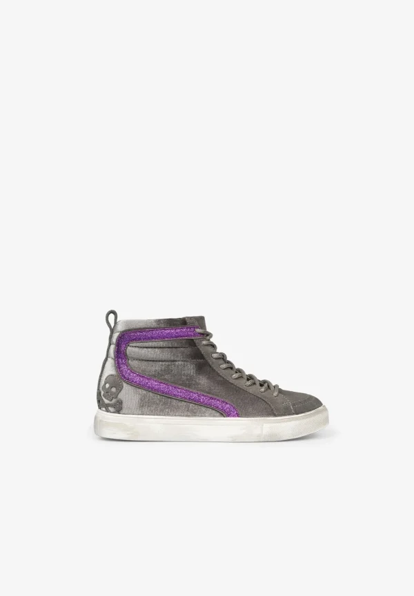 scalperscompany Sneakers Altas Terciopelo-Niños Calzado