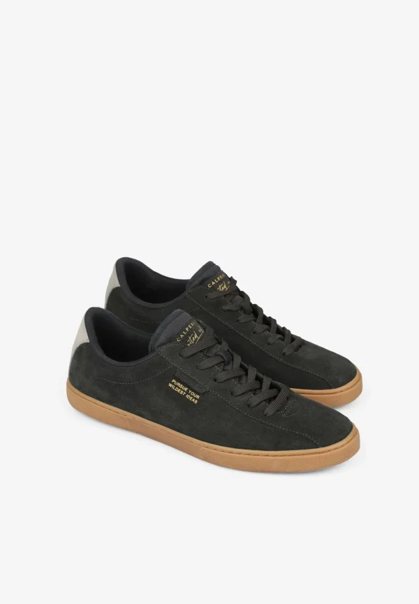 scalperscompany Sneakers Bajas Ante-Hombre Sneakers