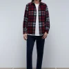 scalperscompany Sobrecamisa Cuadros Franela-Hombre Camisas