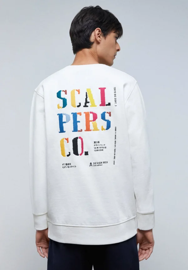 scalperscompany Sudadera Bordado Trasero-Hombre Sudaderas