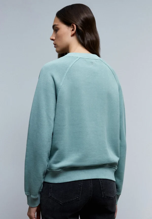 scalperscompany Sudadera Botones Cuello-Mujer Sudaderas