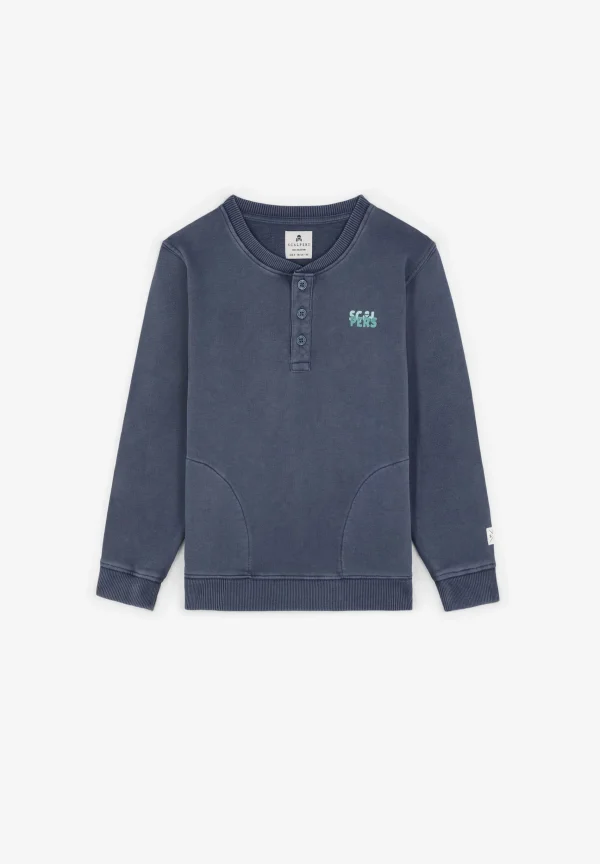 scalperscompany Sudadera Calavera Botones-Niños Sudaderas