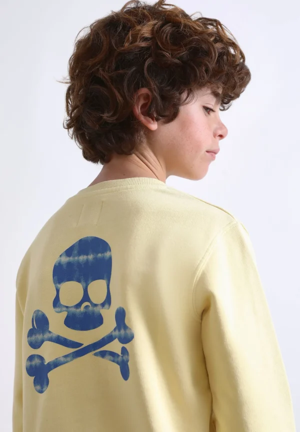 scalperscompany Sudadera Calavera Botones-Niños Sudaderas