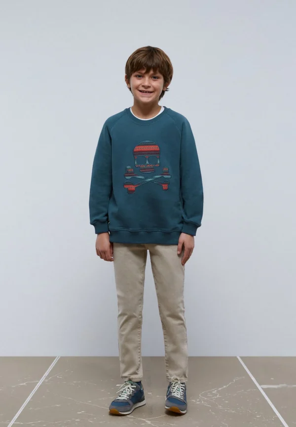 scalperscompany Sudadera Calavera Etnica-Niños Sudaderas