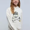 scalperscompany Sudadera Calavera Flores-Niños Sudaderas