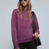 scalperscompany Sudadera Calavera Relieve Frontal-Mujer Sudaderas