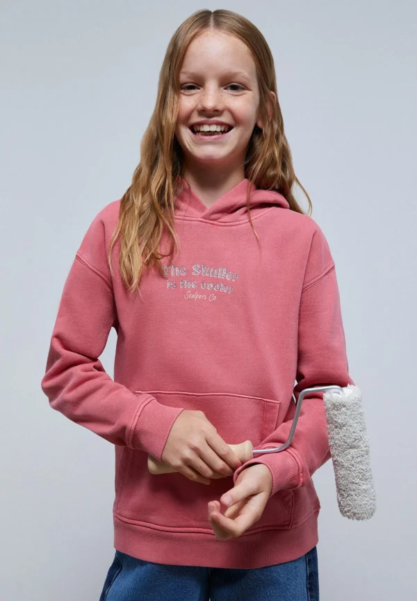 scalperscompany Sudadera Calavera Trasera Glitter-Niños Sudaderas