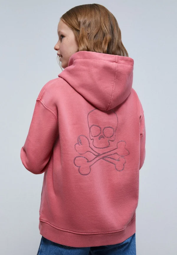 scalperscompany Sudadera Calavera Trasera Glitter-Niños Sudaderas