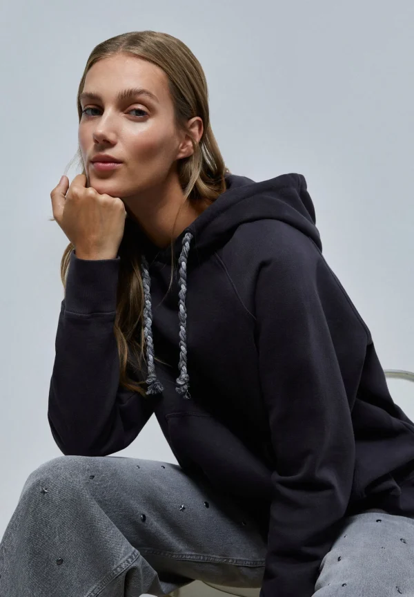 scalperscompany Sudadera Capucha Detalle Trenzas-Mujer Sudaderas
