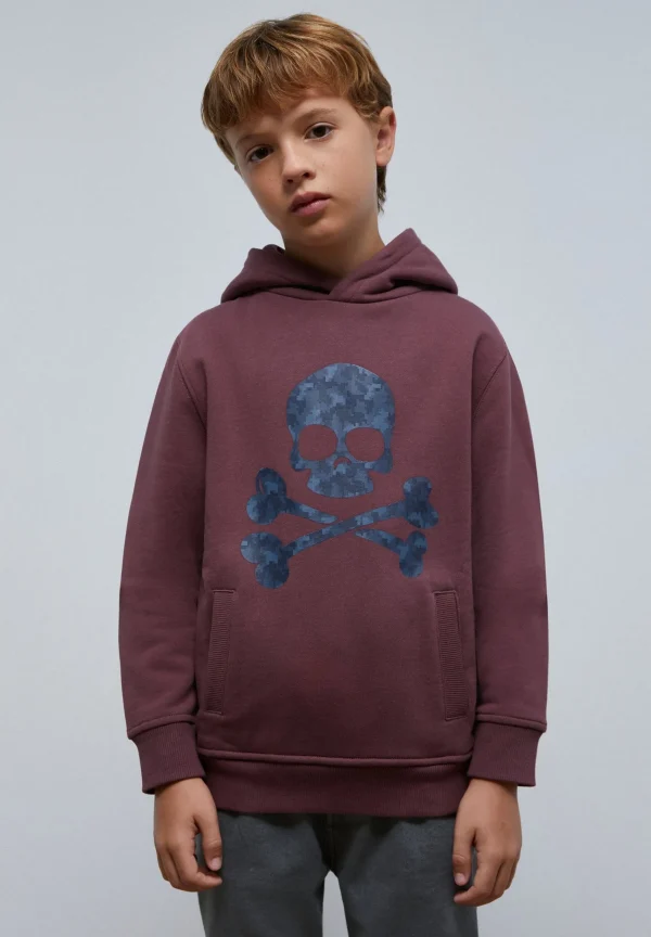 scalperscompany Sudadera Capucha Print Calavera-Niños Sudaderas