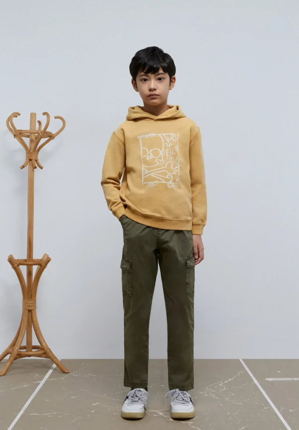 scalperscompany Sudadera Capucha Print Frontal-Niños Sudaderas