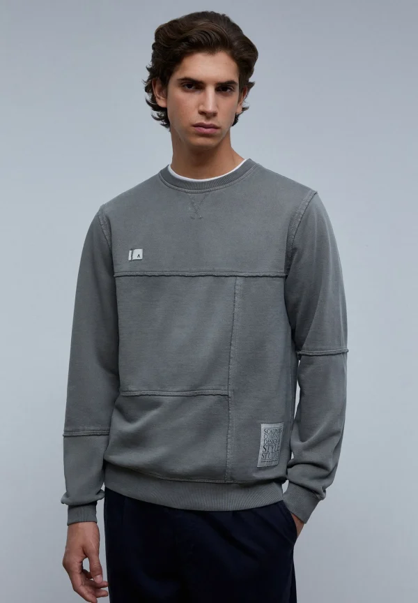 scalperscompany Sudadera Cortes Etiqueta-Hombre Sudaderas