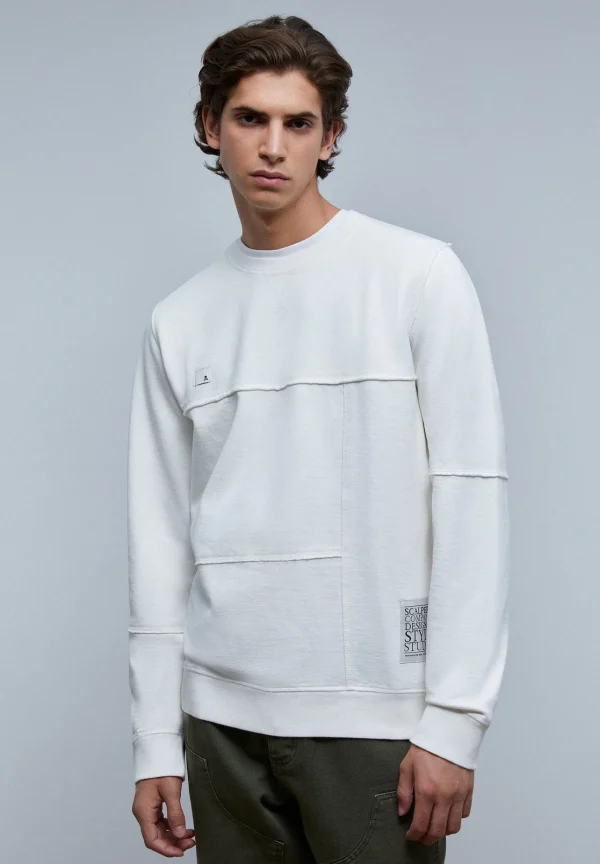scalperscompany Sudadera Cortes Etiqueta-Hombre Sudaderas
