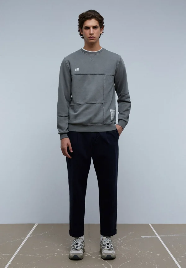 scalperscompany Sudadera Cortes Etiqueta-Hombre Sudaderas