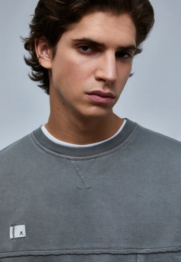 scalperscompany Sudadera Cortes Etiqueta-Hombre Sudaderas