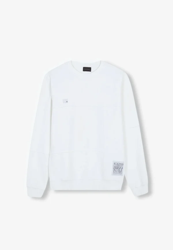 scalperscompany Sudadera Cortes Etiqueta-Hombre Sudaderas