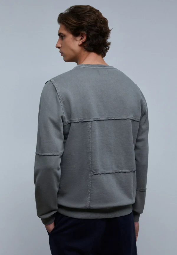 scalperscompany Sudadera Cortes Etiqueta-Hombre Sudaderas
