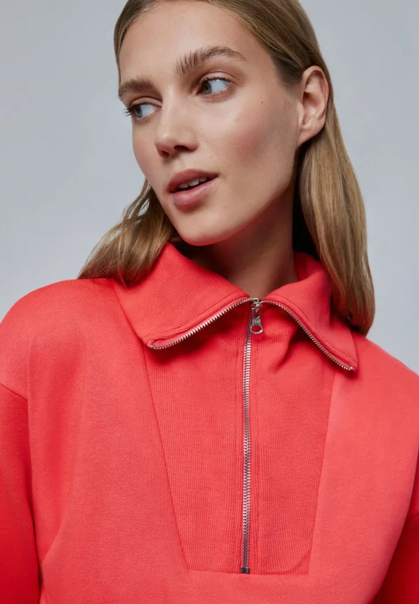 scalperscompany Sudadera Cremallera Cuello-Mujer Sudaderas