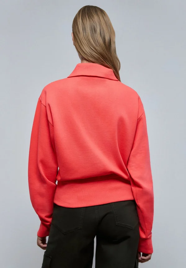 scalperscompany Sudadera Cremallera Cuello-Mujer Sudaderas