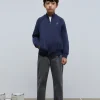 scalperscompany Sudadera Cuello Cremallera-Niños Sudaderas